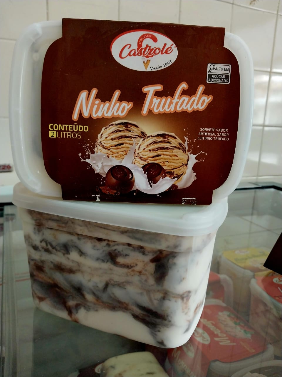 Sorvete Ninho Trufado